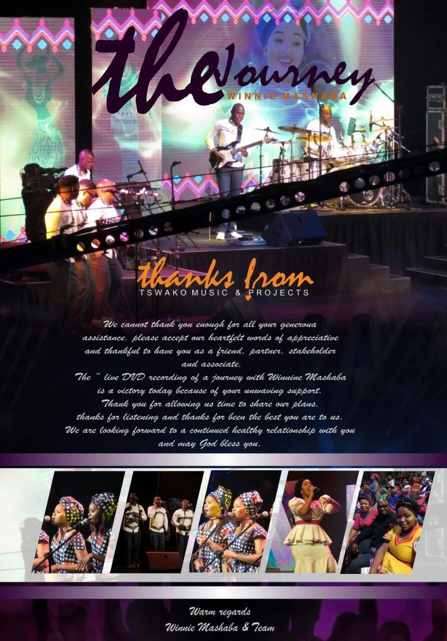 Thank you message from Tswako Music on behalf on Winnie Mashaba